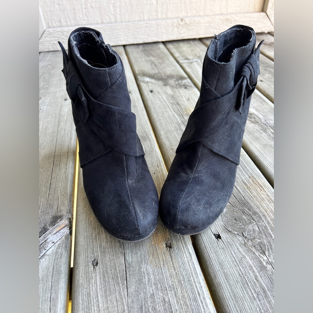 Rampage Women’s Black High Heel Ankle Booties 10M